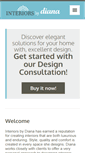 Mobile Screenshot of interiorsbydiana.com