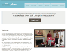 Tablet Screenshot of interiorsbydiana.com